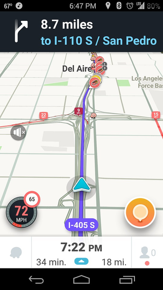 I hate to imagine how much faster you’d have to go to get a full red circle.